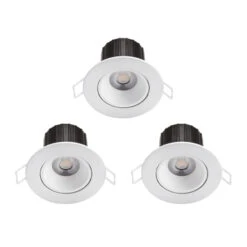 Philips Inbouwset Abrosa 3x9W 2700K Wit