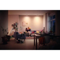 Philips Duospot Clockwork LED 2x4.5 Watt Wit -InterieurKunst Verkoopwinkel 123 25373