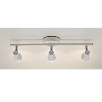 OK Opbouwspot Calabria 3-lichts Wit 2 OK Opbouwspot Calabria 3-lichts Wit - Afbeelding 2