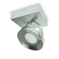 Philips Plafondspot Spur LED 1X4.5W Nikkel