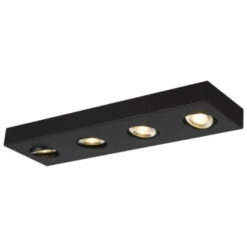 GAMMA Opbouwspots Bellagio 4-lichts Zwart