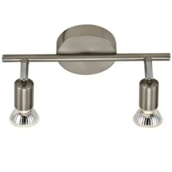 GAMMA Opbouwspot Amalfi 2-lichts Nikkel