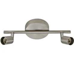 GAMMA Opbouwspot Amalfi 2-lichts Nikkel -InterieurKunst Verkoopwinkel 123 25431