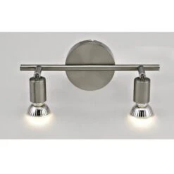 GAMMA Opbouwspot Amalfi 2-lichts Nikkel -InterieurKunst Verkoopwinkel 123 25434