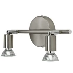 GAMMA Opbouwspot Amalfi 2-lichts Nikkel -InterieurKunst Verkoopwinkel 123 25437