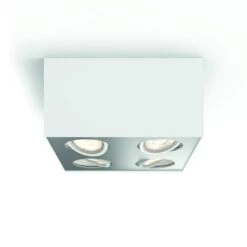 Philips Opbouwspot MyLiving Box LED Wit 4 X 4.5W