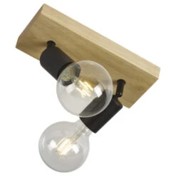 GAMMA Opbouwspots Capri 2-lichts Hout-zwart