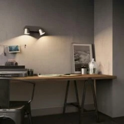 Philips Duobalk Dender LED 2X4W Nikkel -InterieurKunst Verkoopwinkel 123 25491