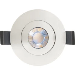 GAMMA LED Integrated Inbouwspot 1x 5W Richtbaar Wit Ø 85mm