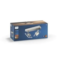 Philips Golygon Duobalk Met Geïntegreerde LED 2x 4,5 W Inox -InterieurKunst Verkoopwinkel 123 25549