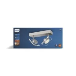 Philips Golygon Duobalk Met Geïntegreerde LED 2x 4,5 W Inox -InterieurKunst Verkoopwinkel 123 25550