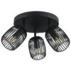 GAMMA Opbouwspots Nikki 3-lichts Zwart
