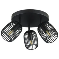 GAMMA Opbouwspots Nikki 3-lichts Zwart