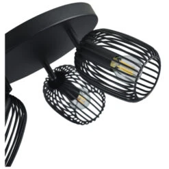 GAMMA Opbouwspots Nikki 3-lichts Zwart -InterieurKunst Verkoopwinkel 123 25553