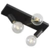 GAMMA Opbouwspots Capri 3-lichts Zwart