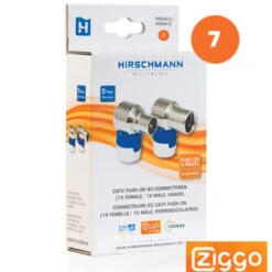 Hirschmann Coax Connector Haaks M/f -InterieurKunst Verkoopwinkel 123 2560