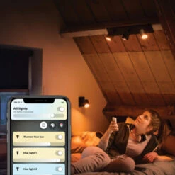 Philips Hue Runner Opbouwspot 1x5W Zwart Excl. Switch En Bluetooth -InterieurKunst Verkoopwinkel 123 25639