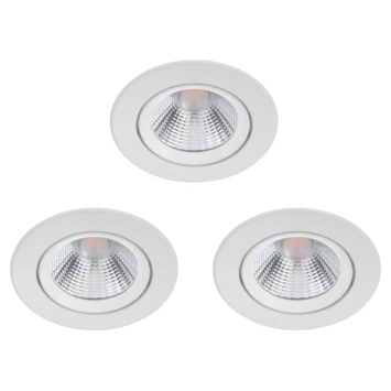 Philips Inbouwset LED Sparkle 3x5.5W Wit 2700K 1 Philips Inbouwset LED Sparkle 3x5.5W Wit 2700K