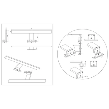 Tiger Spiegelverlichting Eros Chroom 30cm 4000k 8 Tiger Spiegelverlichting Eros Chroom 30cm 4000k - Afbeelding 8