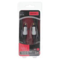 Q-Link Optische Kabel Toslink 2 Meter Blauw -InterieurKunst Verkoopwinkel 123 2576