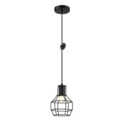 Hanglamp Miran E27 40W Zwart