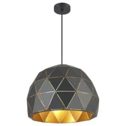 Hanglamp Niels Metaal Zwart/goud