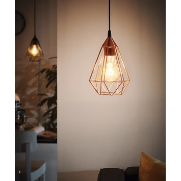 EGLO Hanglamp Tarbes E27 Koper 2 EGLO Hanglamp Tarbes E27 Koper - Afbeelding 2