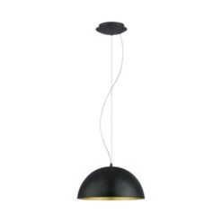 EGLO Hanglamp Gaetano Zwart/goud