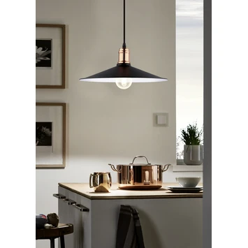 Eglo Hanglamp Bridport Zwart 2 Eglo Hanglamp Bridport Zwart - Afbeelding 2