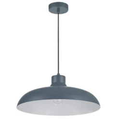 Hanglamp Levi Metaal Grijsblauw