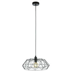 EGLO Hanglamp Carlton Zwart