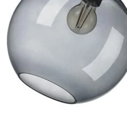 GAMMA Hanglamp Bram Zwart Rookglas -InterieurKunst Verkoopwinkel 123 25896