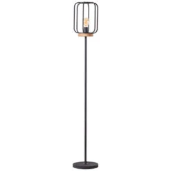 Brilliant Tosh Vloerlamp E27 52W Zwart -InterieurKunst Verkoopwinkel 123 25981