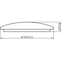 Philips Badkamer LED Plafondlamp Canopus 1x20W 2700K Wit -InterieurKunst Verkoopwinkel 123 26083