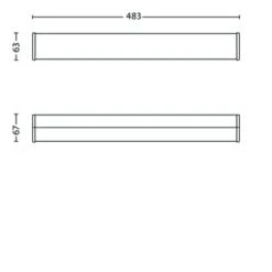 Philips MyBathroom Wandlamp Fit Chroom LED 3-lichts -InterieurKunst Verkoopwinkel 123 26103