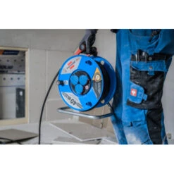 Brennenstuhl Garant Kabelhaspel IP44 3-voudig, 40 Meter Blauw -InterieurKunst Verkoopwinkel 123 2612
