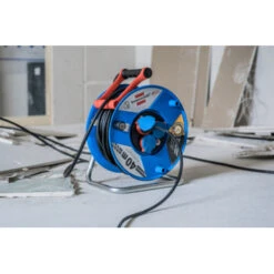 Brennenstuhl Garant Kabelhaspel IP44 3-voudig, 40 Meter Blauw -InterieurKunst Verkoopwinkel 123 2613