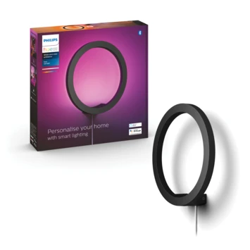 Philips Hue Wandlamp Sana Zwart 1 Philips Hue Wandlamp Sana Zwart