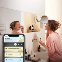 Philips Hue STRUANA 1x27W Wit Badkamre Plafonniere Incl. Switch En Bluetooth -InterieurKunst Verkoopwinkel 123 26211