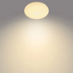 PHILIPS Plafondlamp Mauve LED Met Sensor 4X4W Wit -InterieurKunst Verkoopwinkel 123 26221