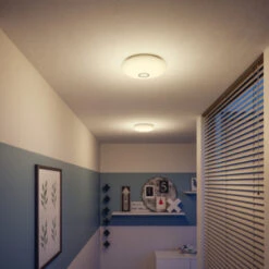 PHILIPS Plafondlamp Mauve LED Met Sensor 4X1,5W Wit -InterieurKunst Verkoopwinkel 123 26226