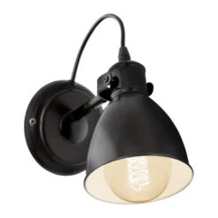 EGLO Wandlamp Priddy Zwart