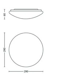 Philips Plafondlamp Twirly LED 12W Wit -InterieurKunst Verkoopwinkel 123 26352
