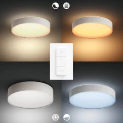 Philips Hue Enrave Plafondlamp 26cm Wit -InterieurKunst Verkoopwinkel 123 26360