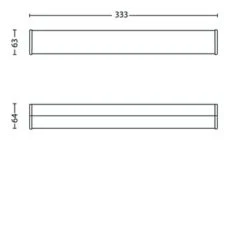 Philips MyBathroom Wandlamp Fit Chroom LED 2-lichts -InterieurKunst Verkoopwinkel 123 26396