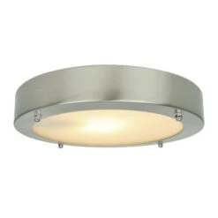 GAMMA Plafonnière Lublin 28 Cm Staal -InterieurKunst Verkoopwinkel 123 26410