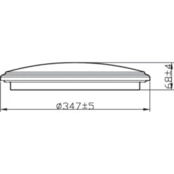 Philips Badkamer LED Plafondlamp Spray 1x17W 2700K Grijs -InterieurKunst Verkoopwinkel 123 26475