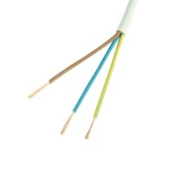 Handson Stroomkabel 3 X 1mm² Wit 15 Meter