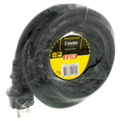 Aansluitsnoer 3x1.5mm² Neopreen 5 Meter Zwart -InterieurKunst Verkoopwinkel 123 26514