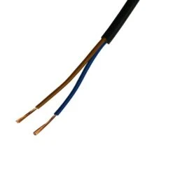 HANDSON Stroomkabel 2 X 0,75mm² 20 Meter Zwart